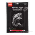 ARMART Silver foil engraving kit A5